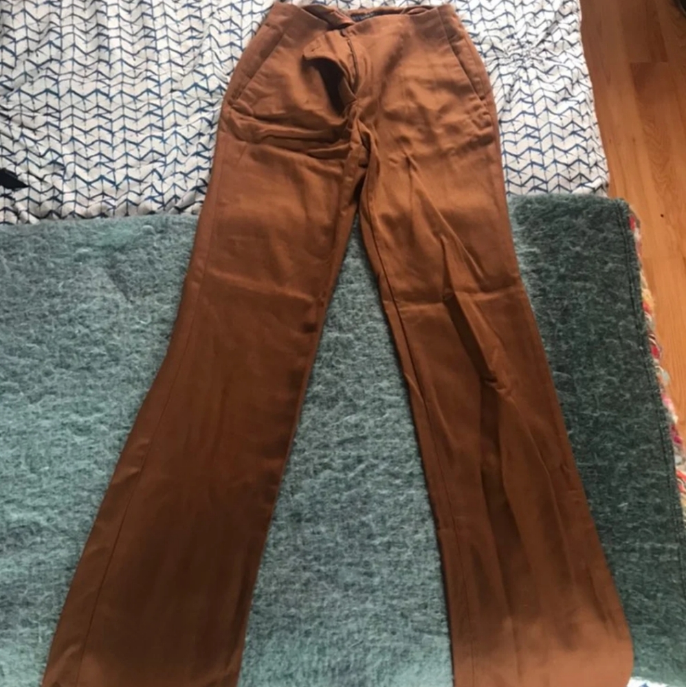 EUC! Zara Camel Color Bootcut Trouser Pants XS